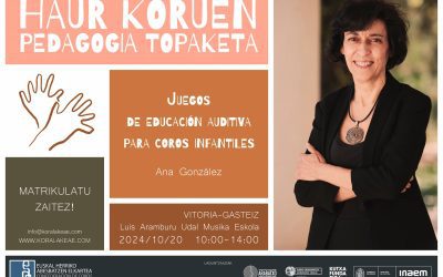 Ana González profesora del Encuentro de Pedagogía para Coros Infantiles 2024